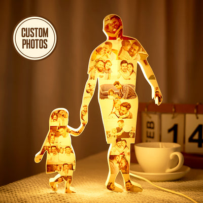 父女牵手亚克力灯XHD0P013X01