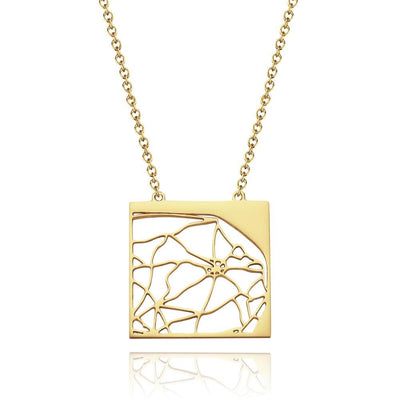 定制地图功能项链SSL-2270-0001