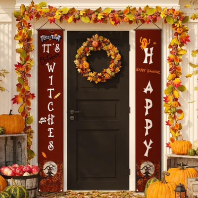 MM-表单刻字现货自定义万圣节门帘CBS085X03