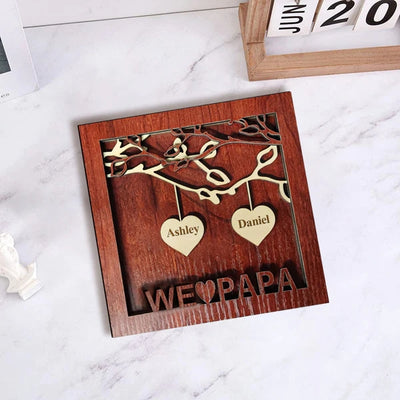 定制-10刻字家庭树摆件-CBS4640X02