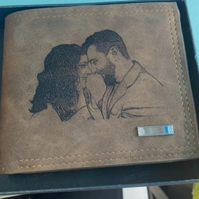 定制-正面影刻背面刻字钱包-CQB412