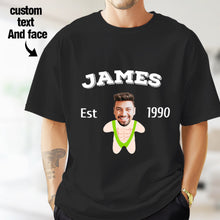 Load image into Gallery viewer, 2DminimeT恤功能开发-Custom Face Minime T-shirt Personalized Name and Year
