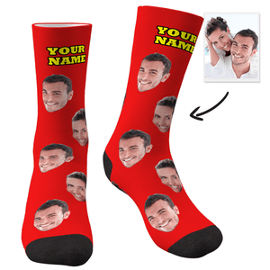 Custom Face Photo Colorful Socks