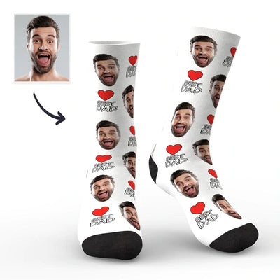 功能迁移-定制人脸中长款袜子父亲礼物-Cwz529