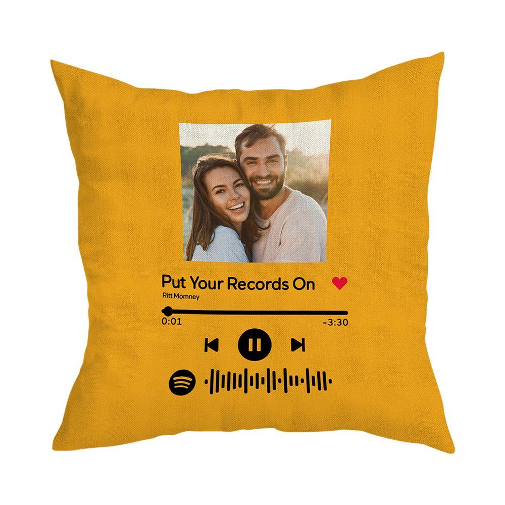 Custom Spotify Code Pillow(声田码扫描-枕套3合一)