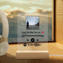 Load image into Gallery viewer, Custom Spotify Code Music Plaque Night Light (声田码扫描-夜灯)

