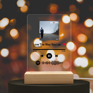 Custom Spotify Code Music Plaque Night Light (声田码扫描-夜灯)