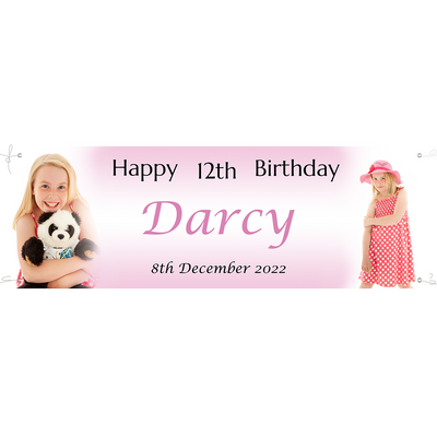 传图+刻字生日横幅CBS5020