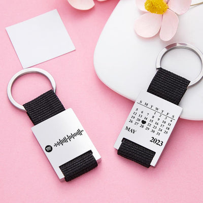 Spotify音码纪念日定制钥匙链SKL3025