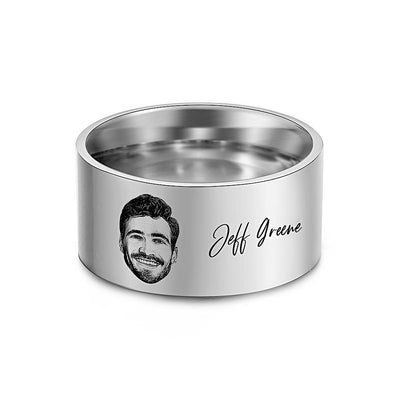 男士影刻刻字戒指TKR835