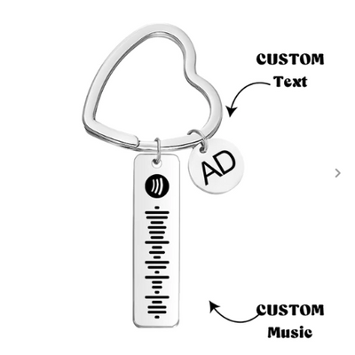 带心形音轨钥匙扣SKL1311SKL1311