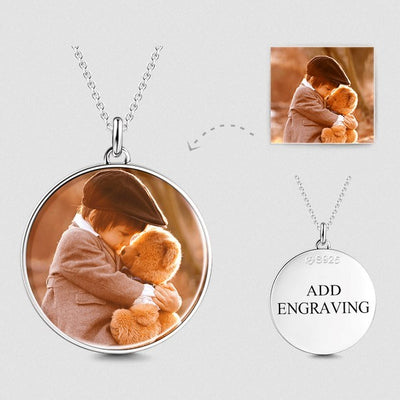 定制-传图加价刻字项链-C063